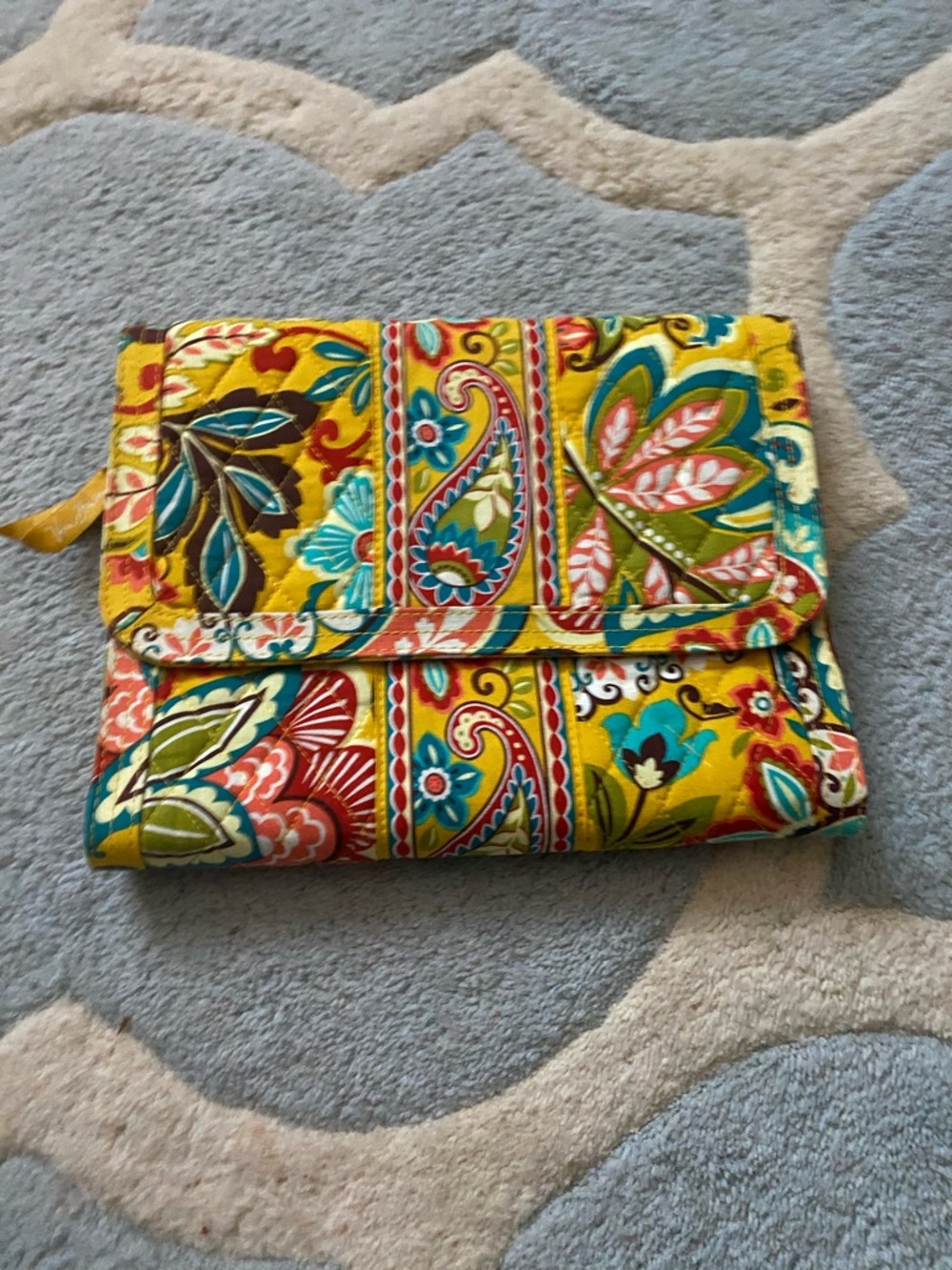 Vera Bradley Provincial  Floral Quilted Fold-Over Jewelry Travel Case - Women
